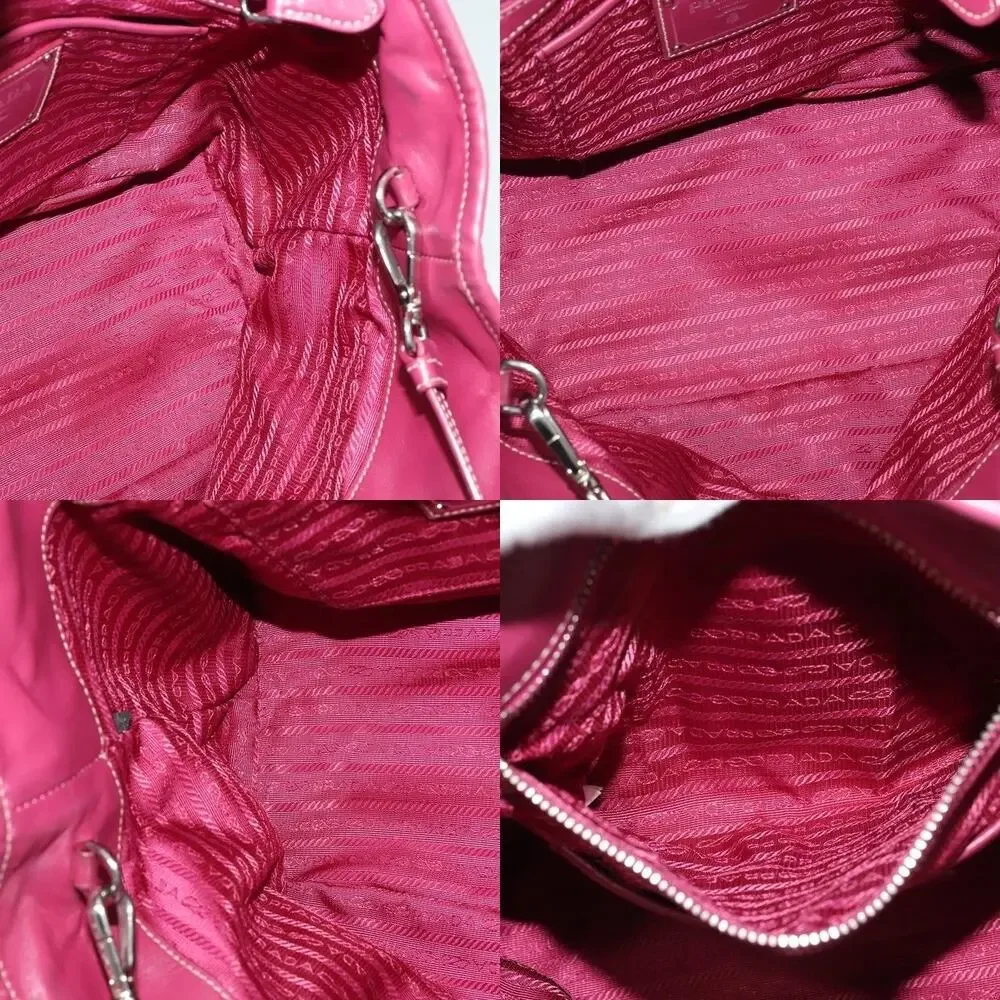Prada Nylon Tote Bag Pink